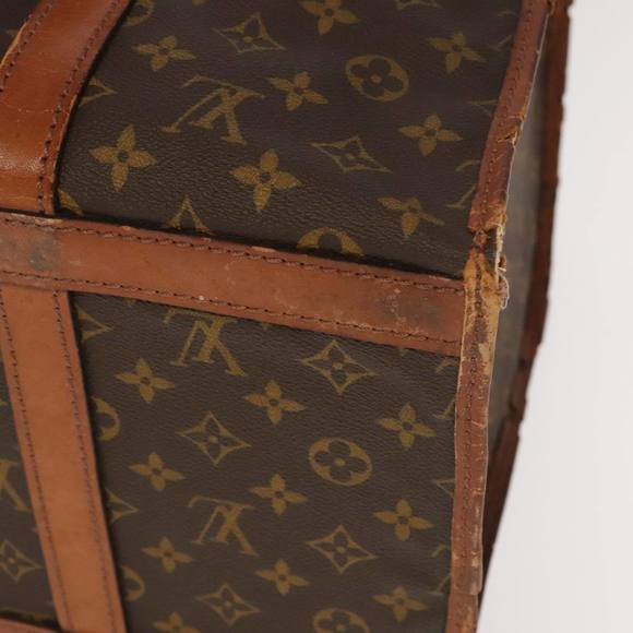 LOUIS VUITTON Monogram Sac Chassour 45 Boston Bag Vintage M41922 LV Auth am7259 - Picture 12 of 16
